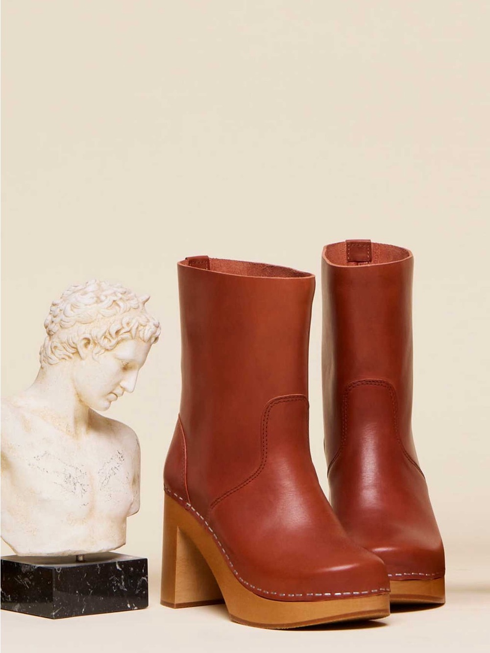 Swedish Hasbeens Plain boot Sky high